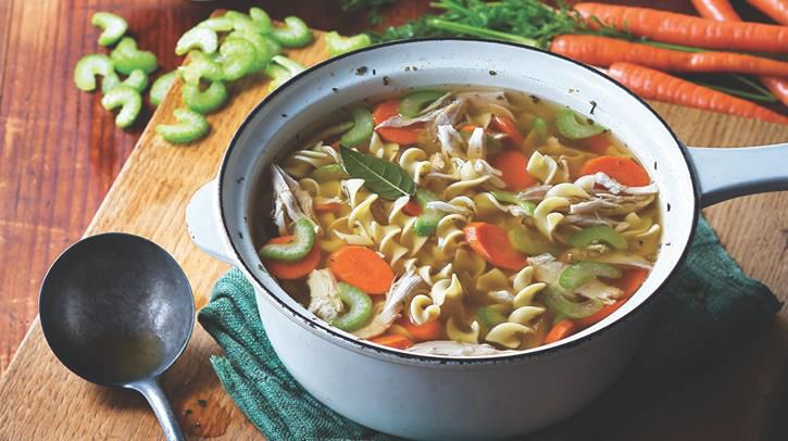 Roasted Chicken Noodle Soup